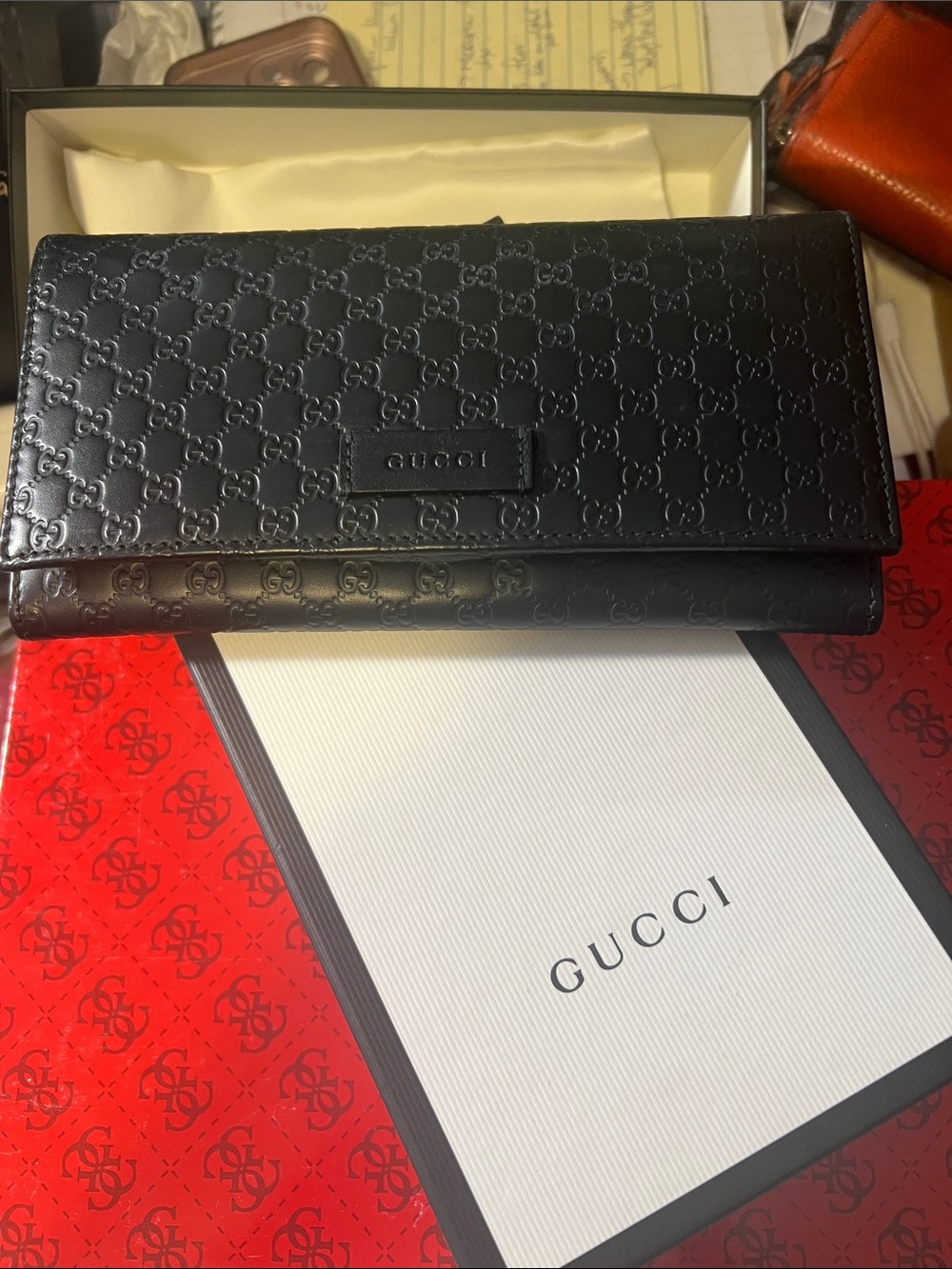 Gucci Guccissima Long Wallet